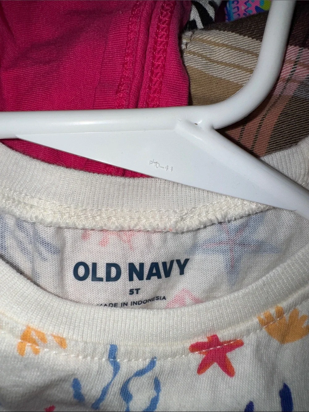 Old Navy Cream Dress with Multicolor Sea Life Print